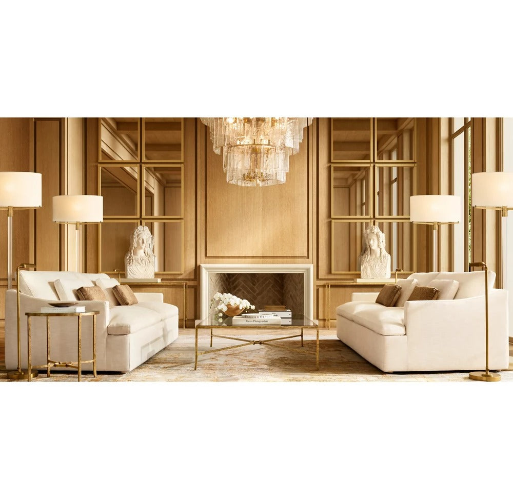 Latique Glass Tiered Round Chandelier 47"