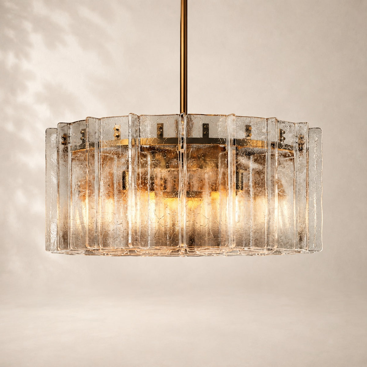 Latique Glass Round Chandelier 37"