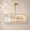 Latique Glass Round Chandelier 48"