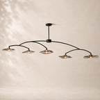 Lilaire Glass Linear Chandelier 80"