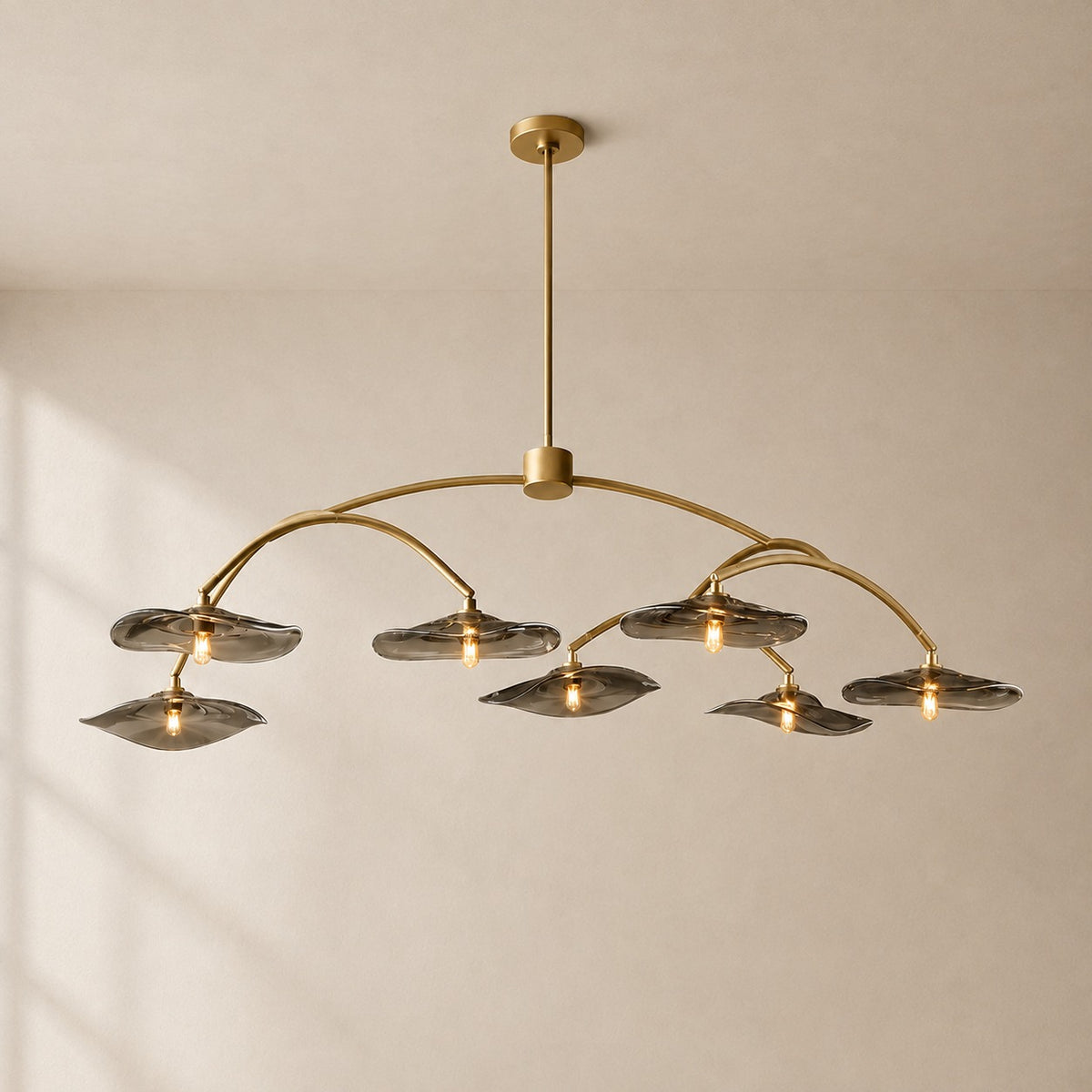 Lilaire Glass Round Chandelier 54"