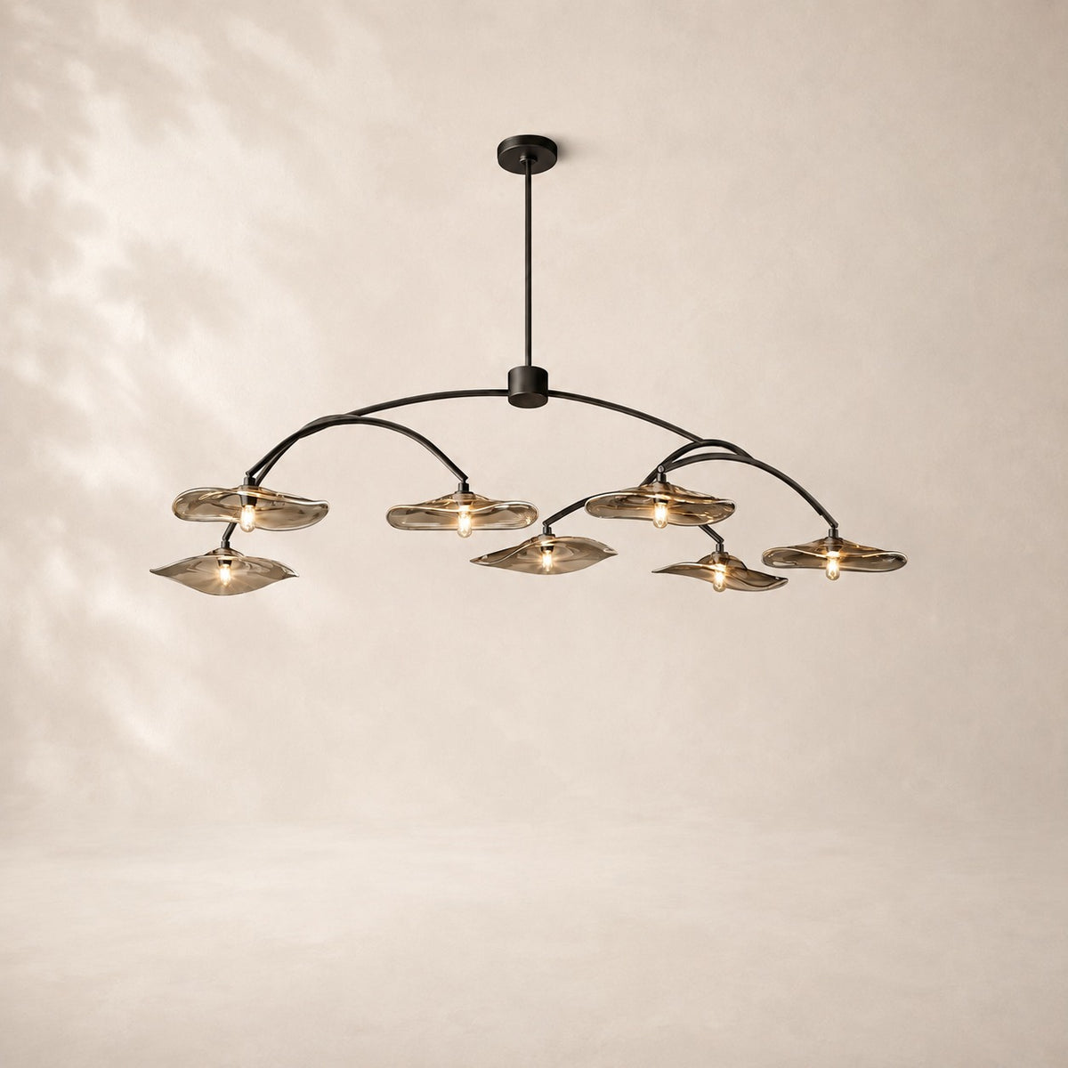 Lilaire Glass Round Chandelier 54"