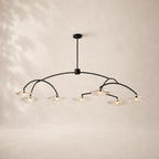 Lilaire Glass Round Chandelier 72"