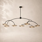 Lilaire Glass Round Chandelier 72"