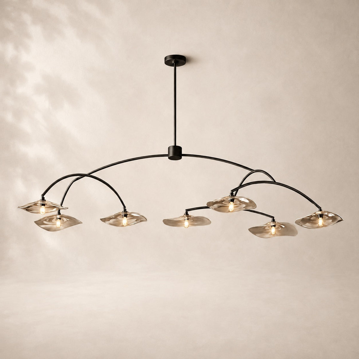 Lilaire Glass Round Chandelier 72"
