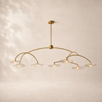 Lilaire Glass Round Chandelier 72"