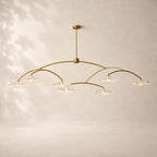 Lilaire Glass Round Chandelier 84"