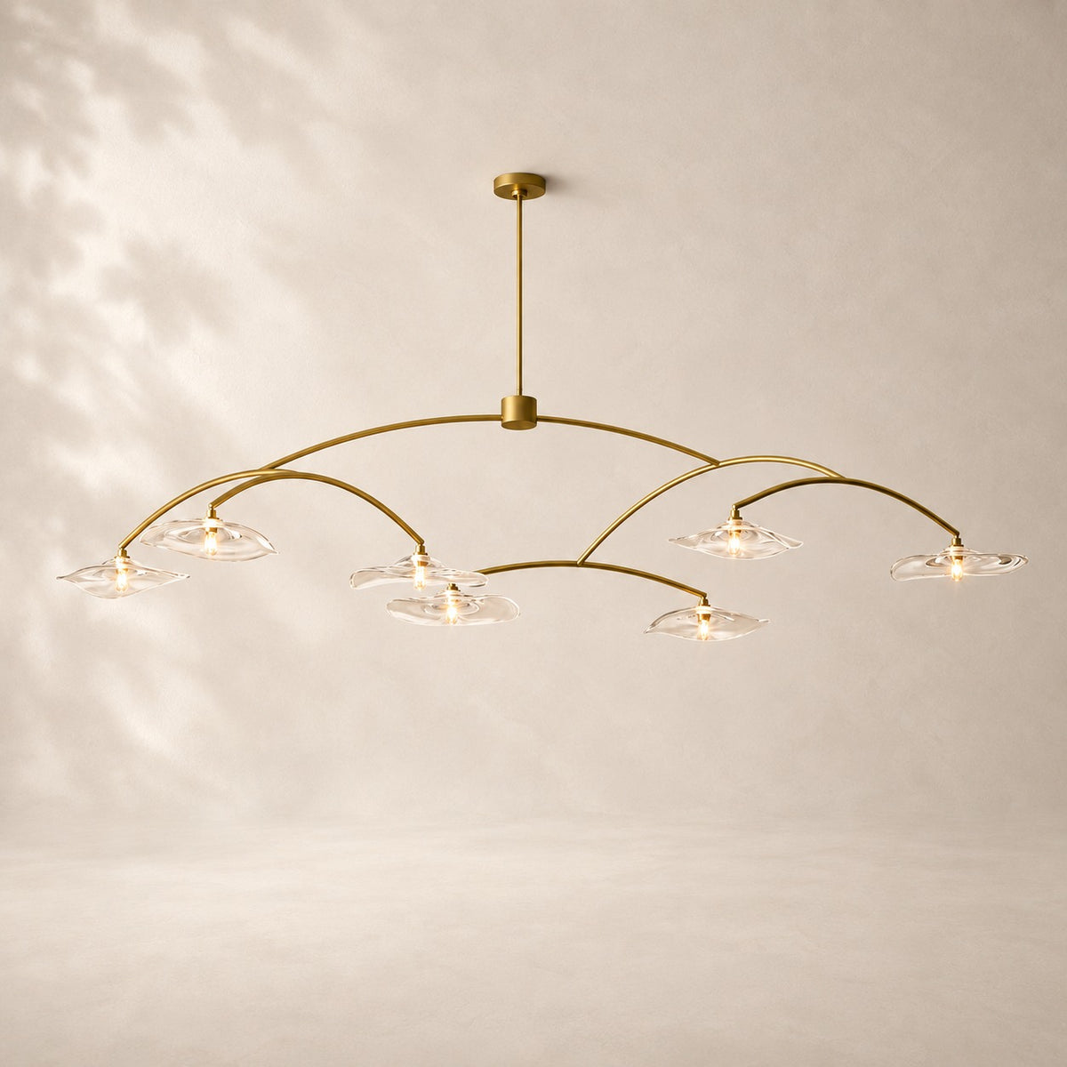 Lilaire Glass Round Chandelier 84"