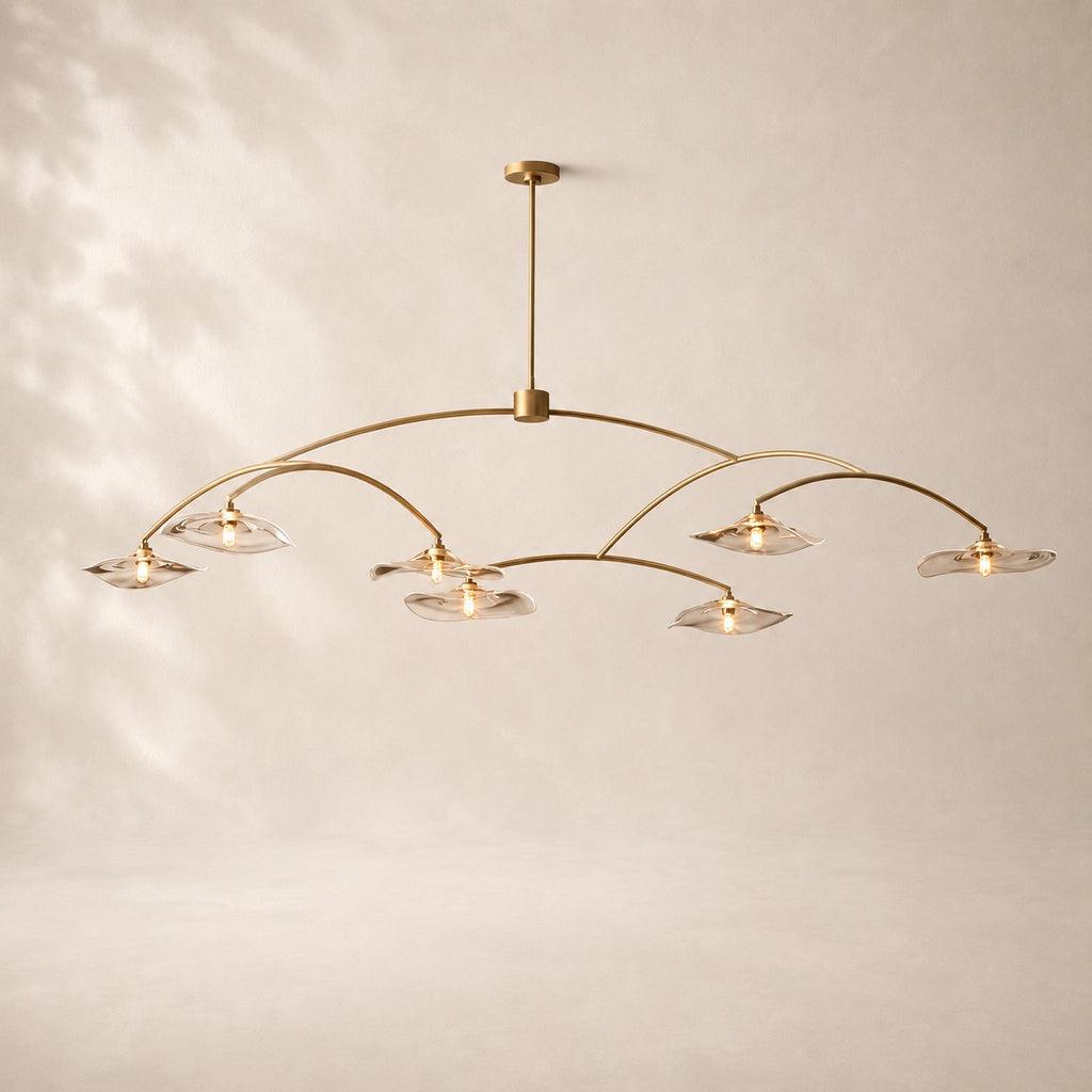 Lilaire Glass Round Chandelier 84"