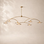 Lilaire Glass Round Chandelier 84"