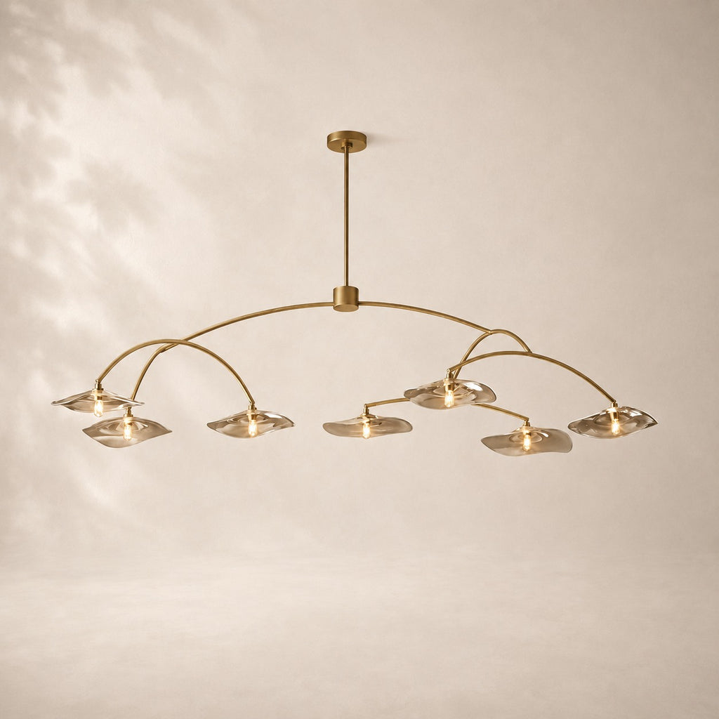 Lilaire Glass Round Chandelier 72"