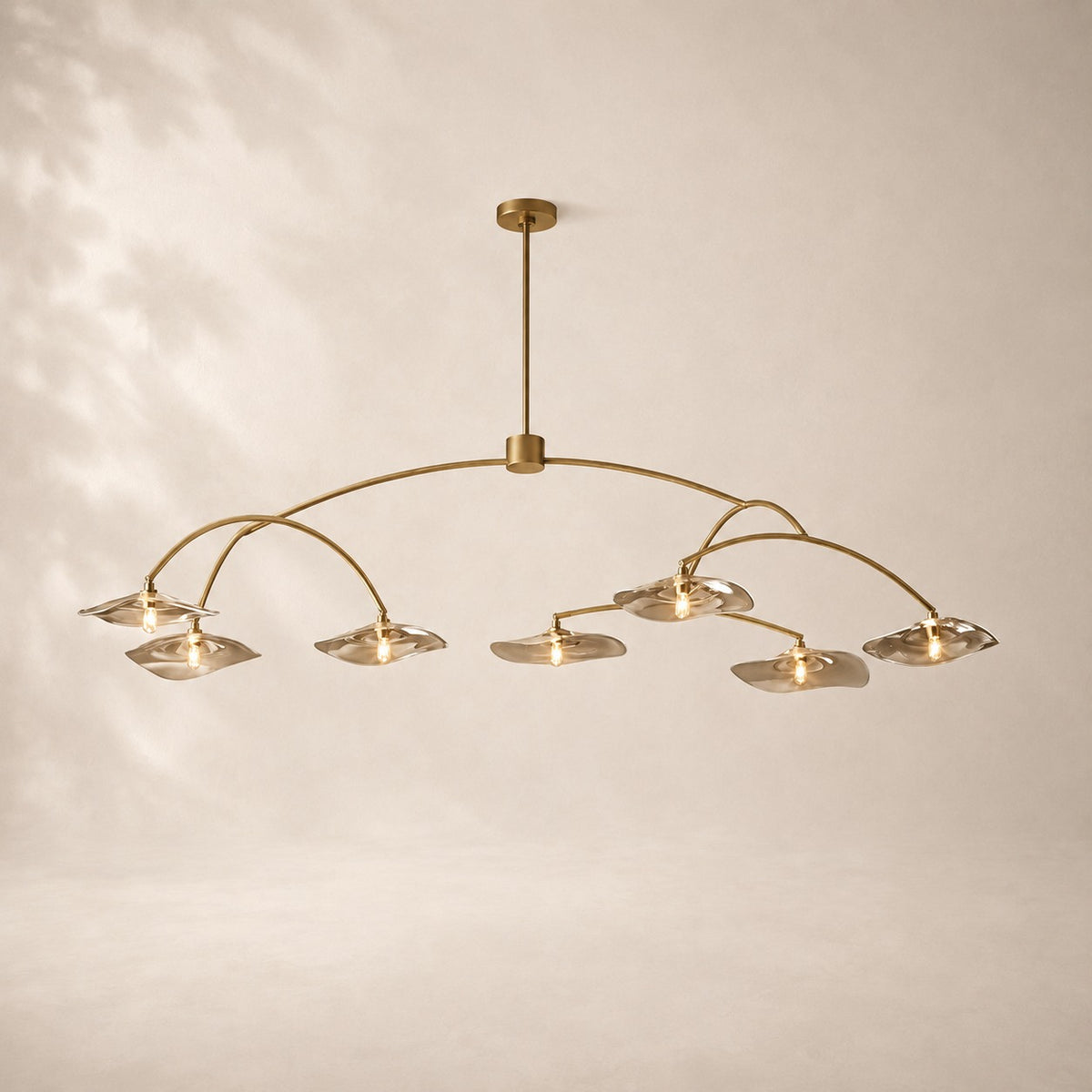 Lilaire Glass Round Chandelier 72"