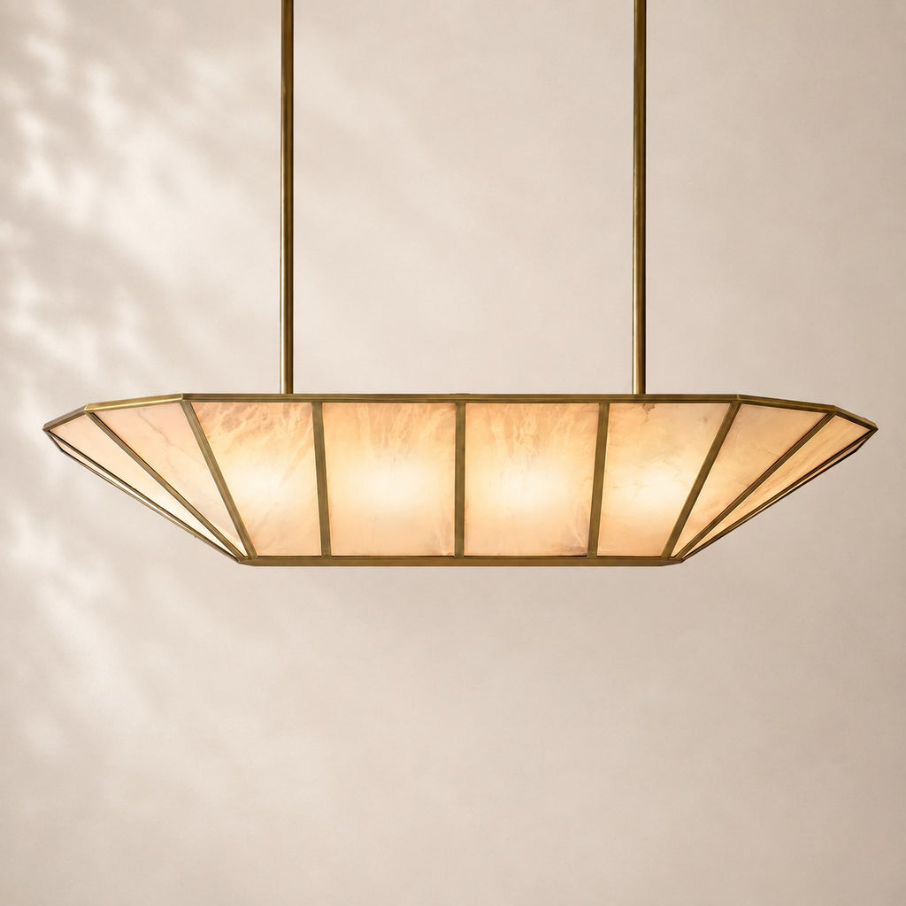Louvette Linear Chandelier 52"
