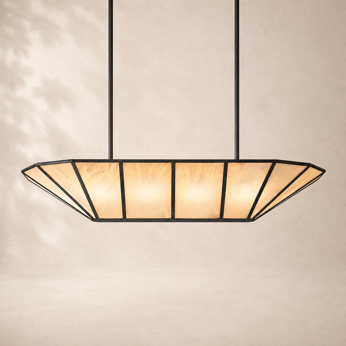 Louvette Linear Chandelier 52"