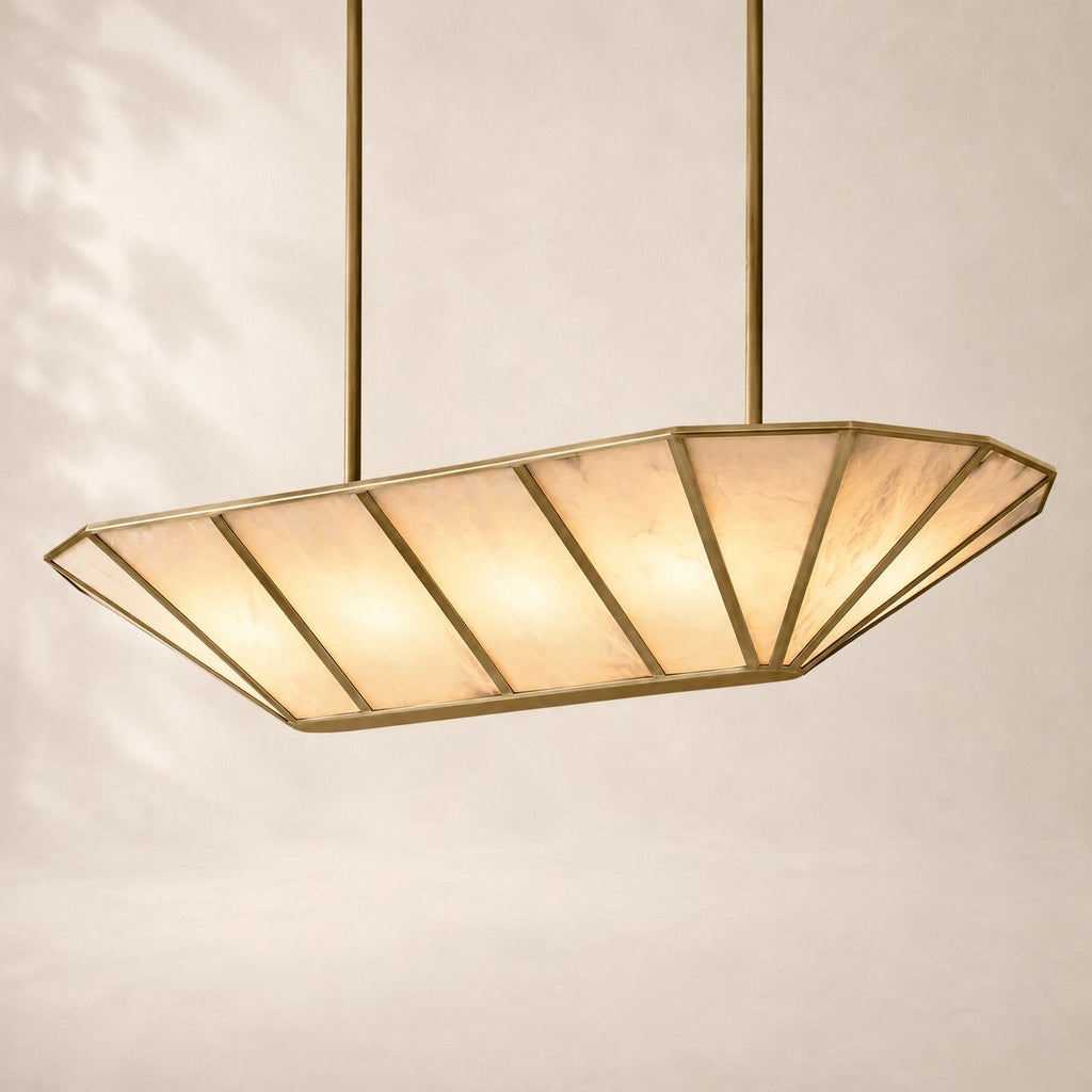 Louvette Linear Chandelier 52"