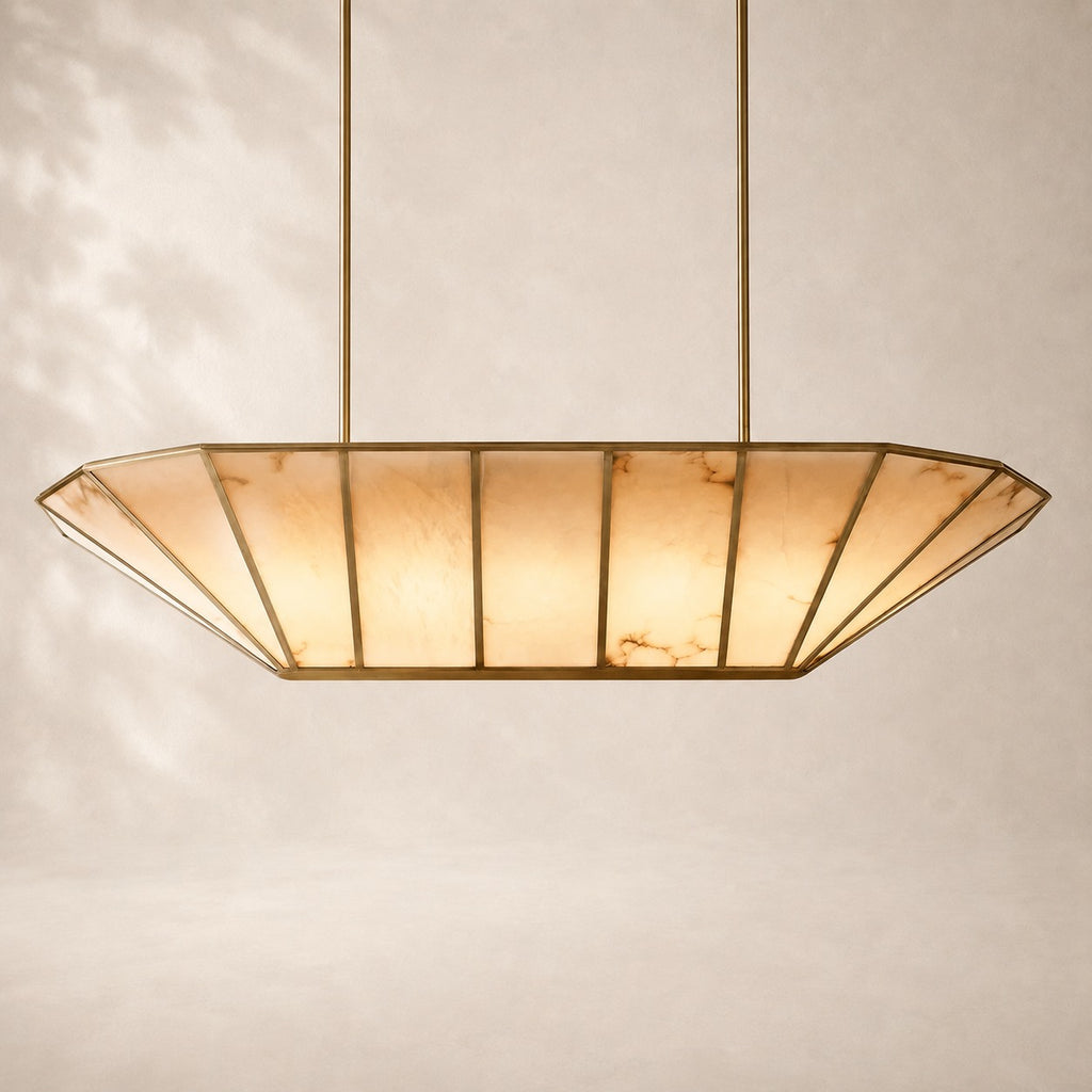 Louvette Linear Chandelier 72"