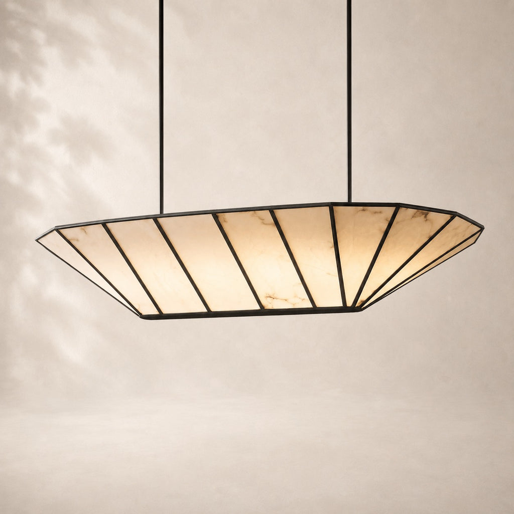 Louvette Linear Chandelier 72"