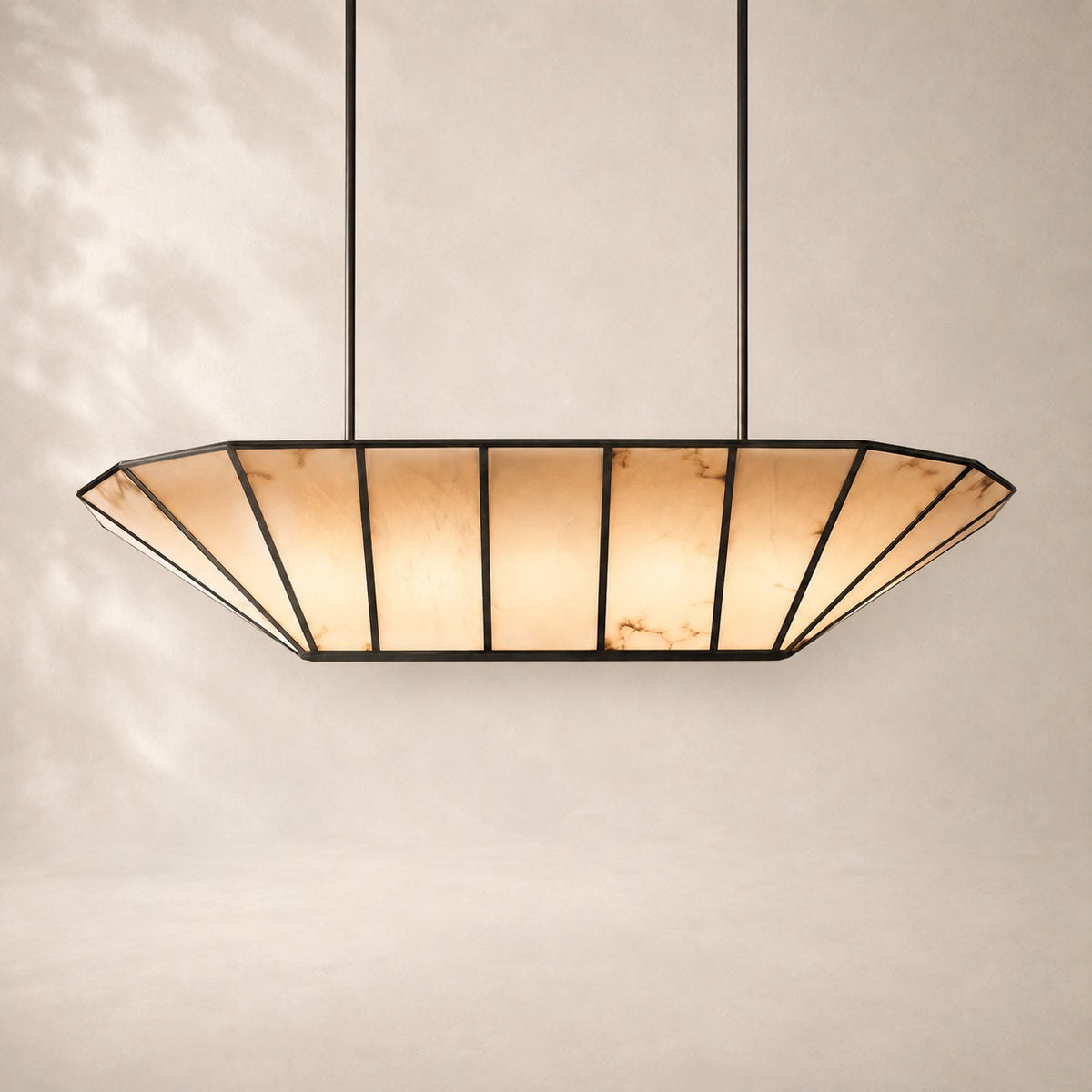 Louvette Linear Chandelier 72"