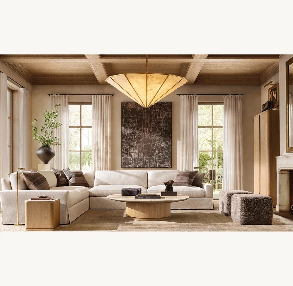 Louvette Round Chandelier 60"