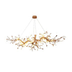 Luxury Flower Tree Linear Branch Chandelier
