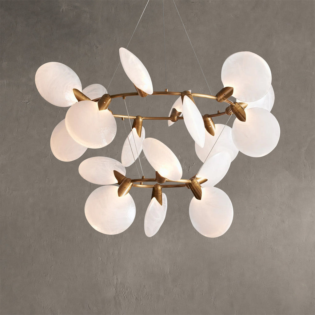 Petalwake 2-Tier Round Chandelier