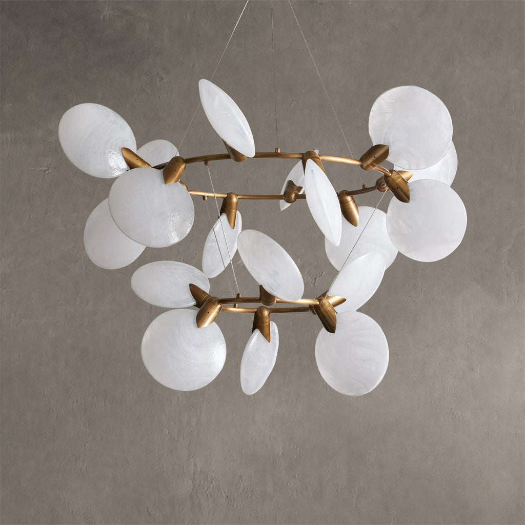 Petalwake 2-Tier Round Chandelier