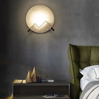 M Letter Alabaster Wall Sconce