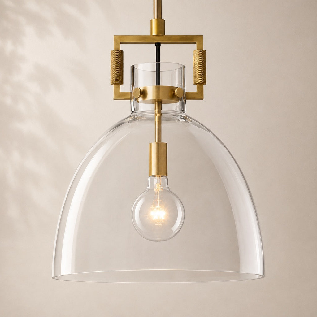 Macelle Glass Cloche Pendant 10" 14" 18"