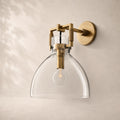 Macelle Glass Cloche Sconce 8" 10"