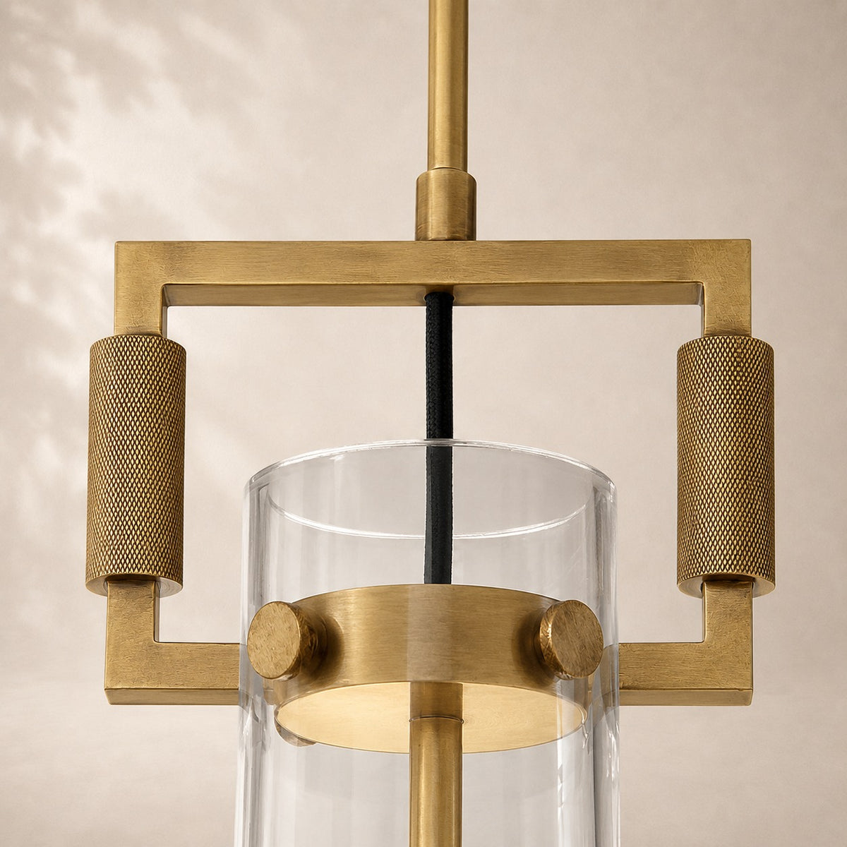 Macelle Glass Cylinder Pendant 12" 22"