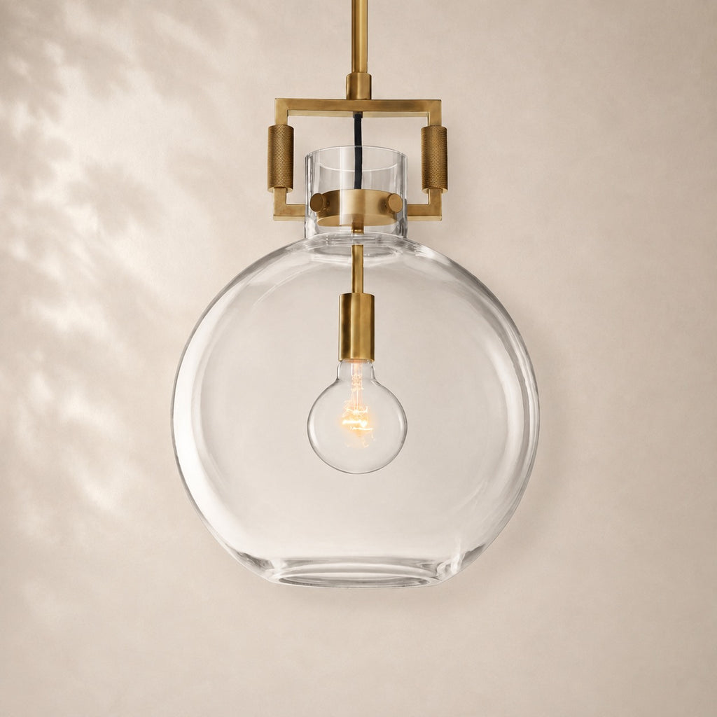 Macelle Glass Globe Pendant 10" 14" 18"