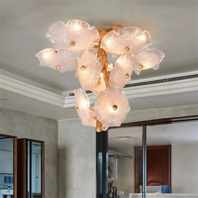 Magnolia Luxury Staircase Branch Chandelier