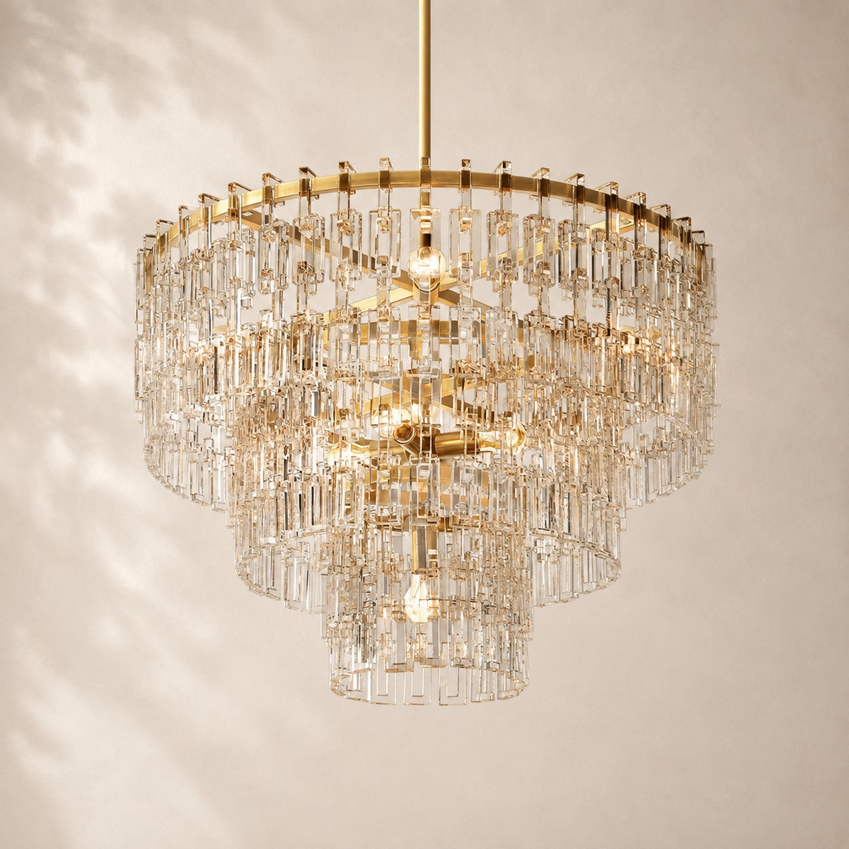 Marceau Tiered Round Chandelier 36"
