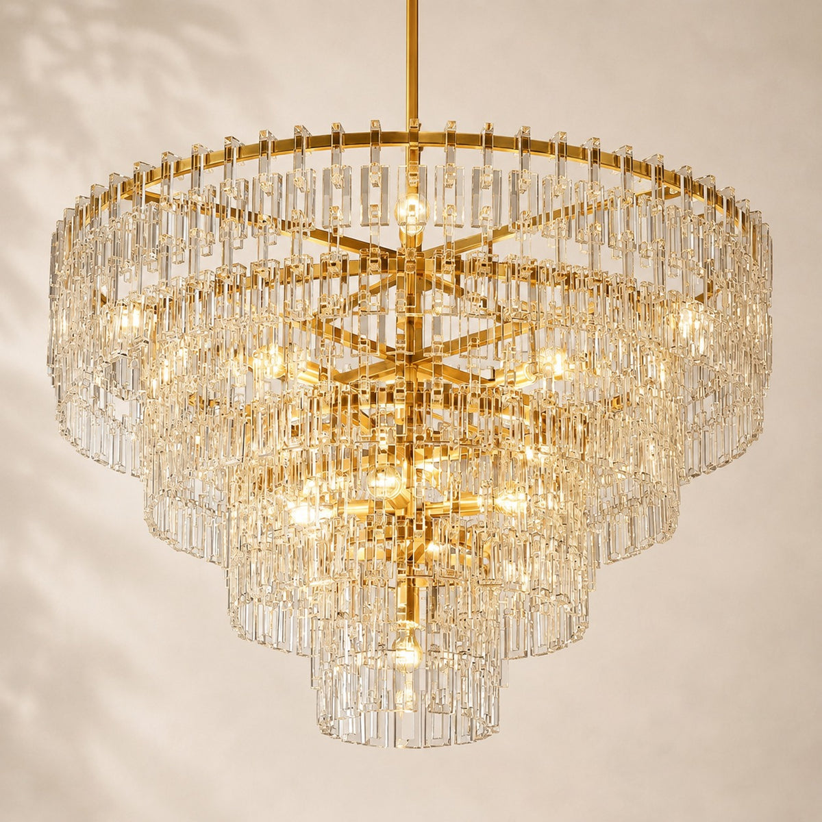 Marceau Tiered Round Chandelier 48"