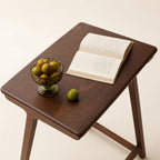 Mid-Century Modern Solid Wood Side Table