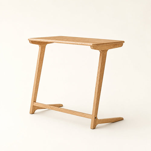Mid-Century Modern Solid Wood Side Table