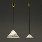 Modern Alabaster Kitchen Island Pendant Light