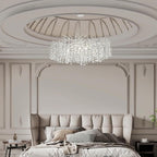 Modern Ice Eye Crystal Branch Linear Chandelier 55"
