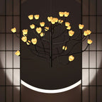 Noir Ceramic Bloom Branch Chandelier D55''