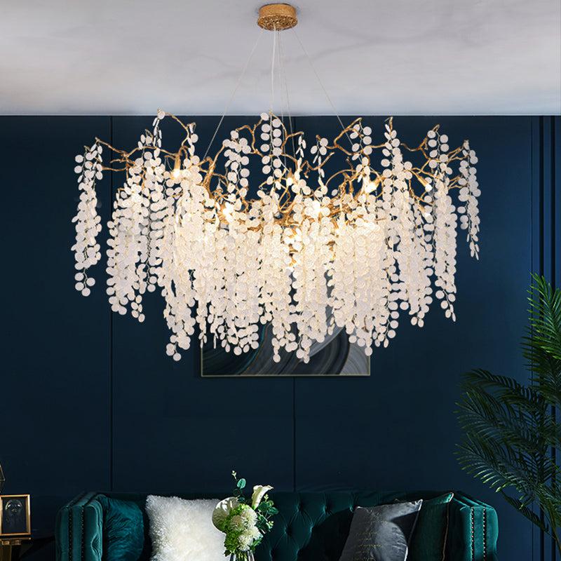 Monroe Modern Linear Branch Chandelier L47.2"&L59"