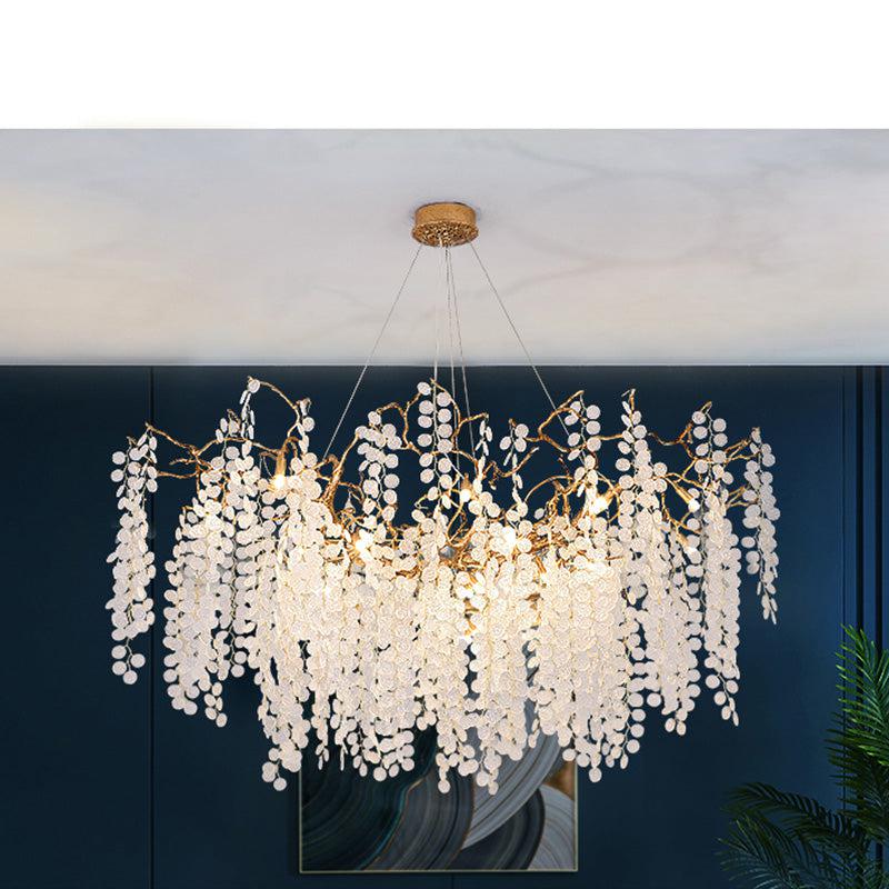 Monroe Modern Linear Branch Chandelier L47.2"&L59"