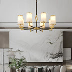 Multi-layer Branda Alabaster Round chandelier
