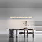 Natural Alabaster Kitchen Island Pendant 60"W