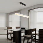 Natural Alabaster Kitchen Island Pendant 60"W
