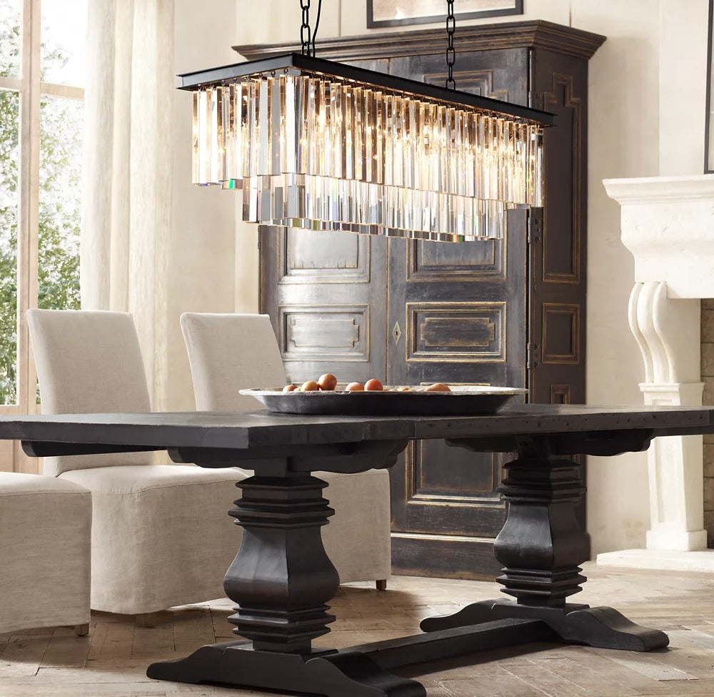 Oderva Rectangular Chandelier 40"