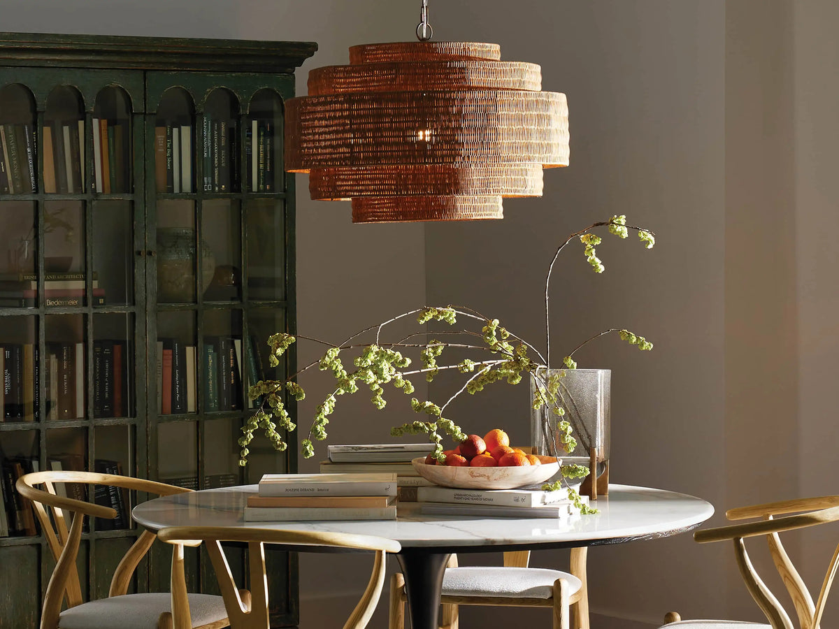 Weavefall Chandelier 28'' 40''D