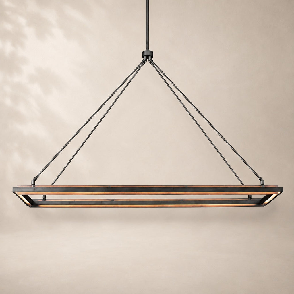 Peravelle Rectangular Chandelier 62"