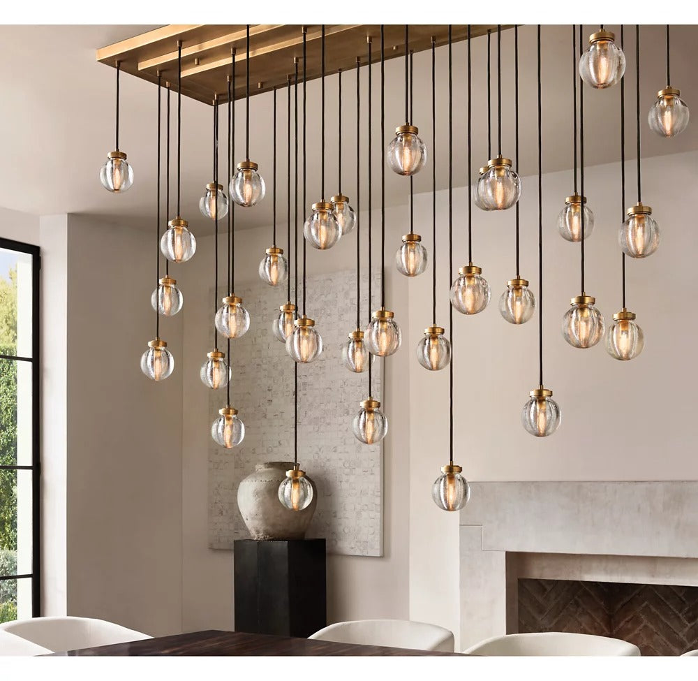 Perlisse Rectangular Chandelier 36"