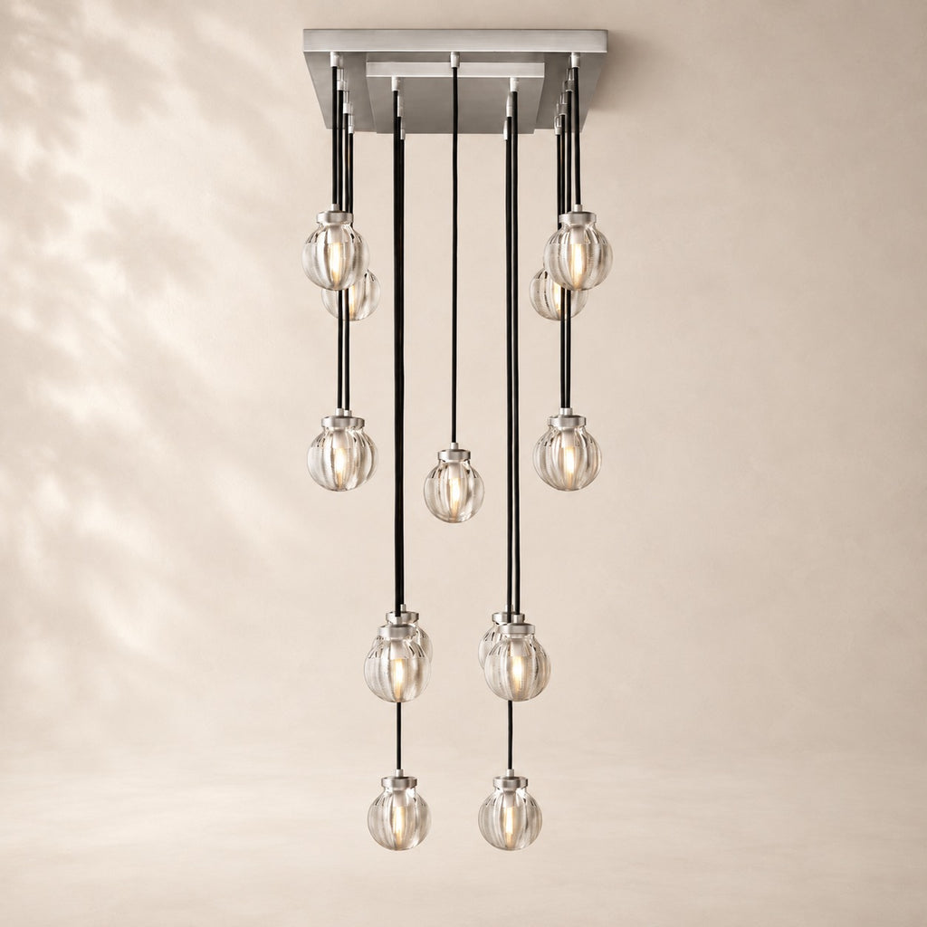 Perlisse Rectangular Chandelier 36"