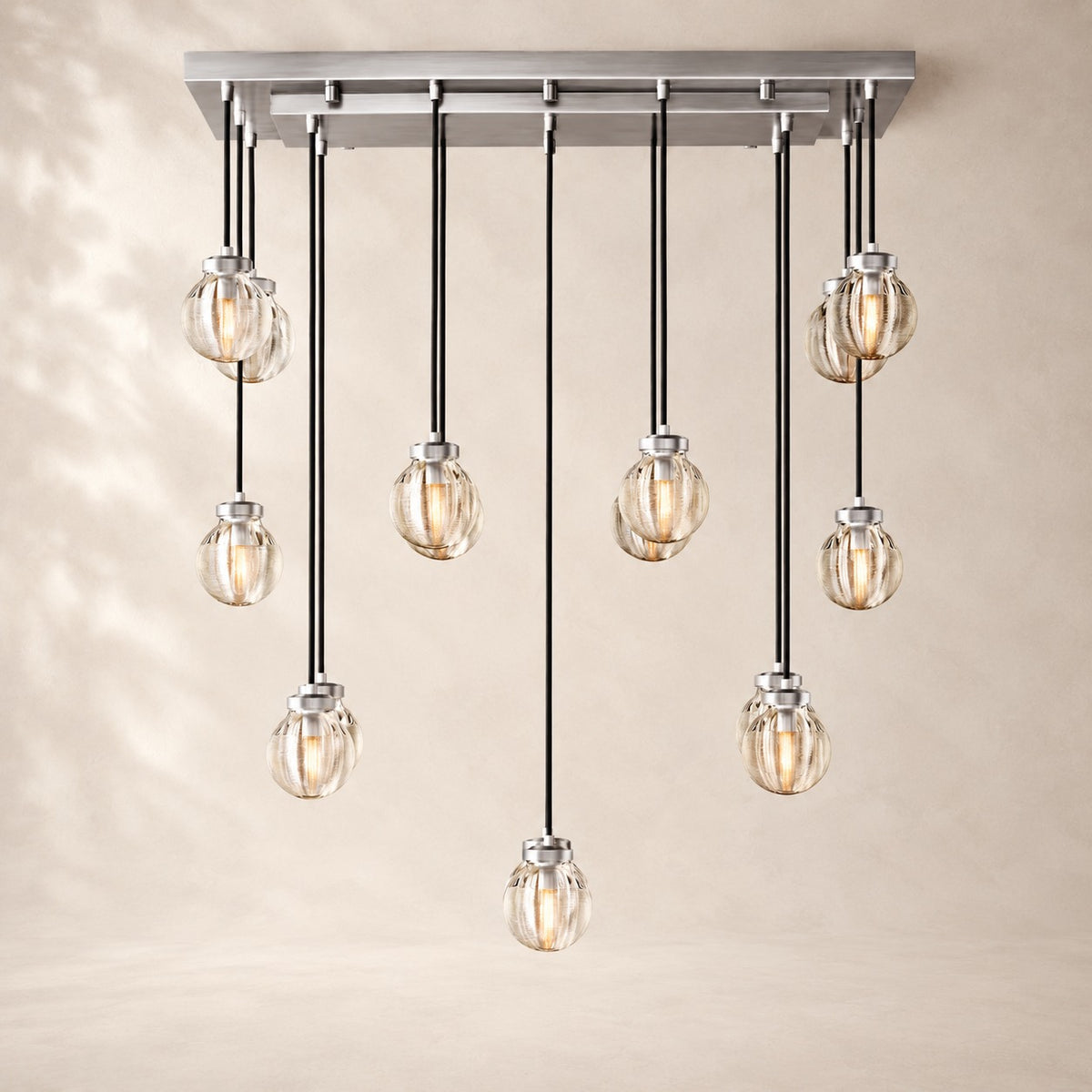 Perlisse Rectangular Chandelier 36"